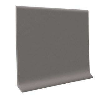 Vinyl Laminate Dark Gray 4 in. x 0.080 in. x 120 ft. Dryback Wall Cove Base Coil